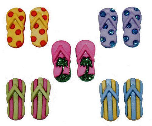 Plastové knoflíčky - Fab Flops