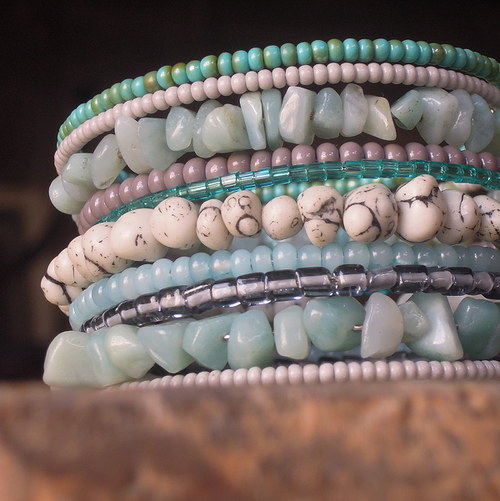 Kamenná krajka s amazonitem — foto 1