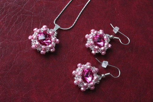 Swarovski rivoli set - Pink — foto 1
