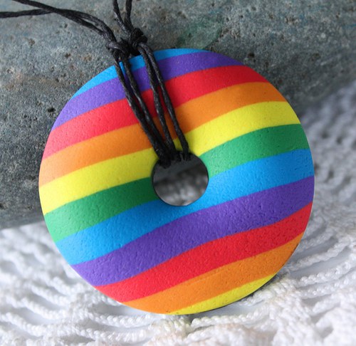 Duhový donut — foto 1