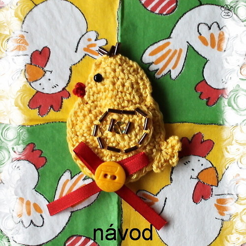 Návod_Háčkované kuřátko_zápich — foto 1