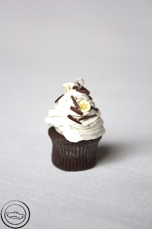 Cupcake čokoládový s banánem — foto 1