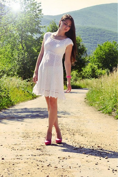 Amalia white dress