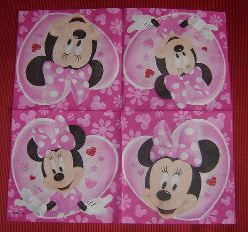 Dětský ubrousek minnie — foto 1