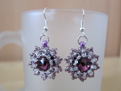 Náušnice Rivoli Amethyst — foto 1