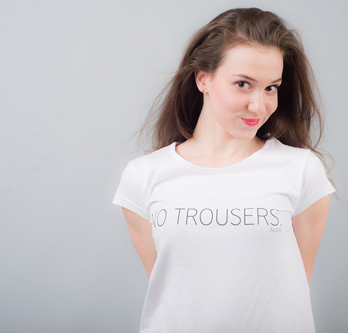 NO TROUSERS. white — foto 1