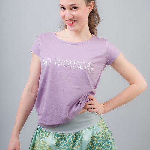 NO TROUSERS. lila/white — foto 1