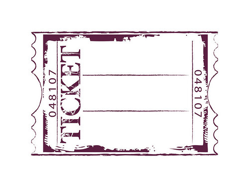 Maxistamp-razítko na pěně 10x15 cm Jízdenka