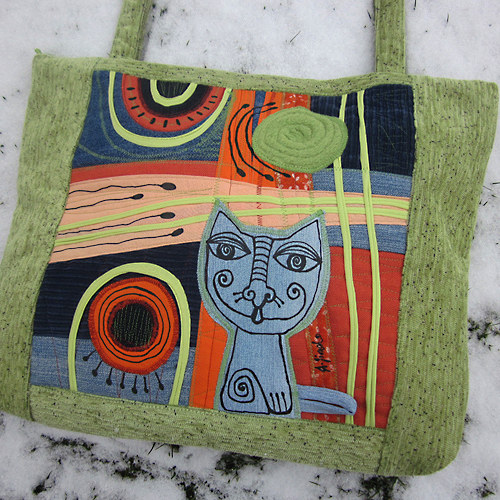 Inspirace Hundertwasserem II. - S kočičkou — foto 1