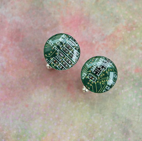 IT manžetové knoflíčky /green/ — foto 1