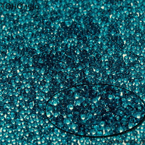 TOHO 15/0Transparent Capri Blue, 5 g — foto 1