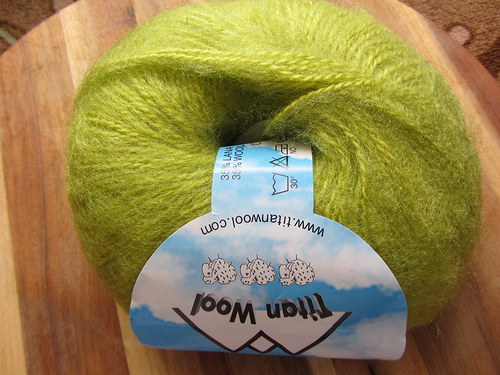 Titan wool - limetková — foto 1