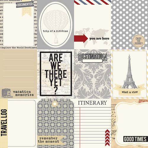Scrapbooková čtvrtka Far Away - Notecards — foto 1