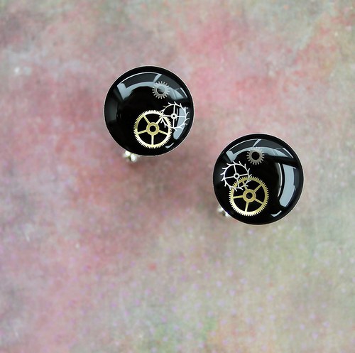 Manžetové knoflíčky /black/ — foto 1