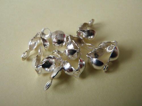 Kalota (stříbrná) 7x4 mm 26 ks