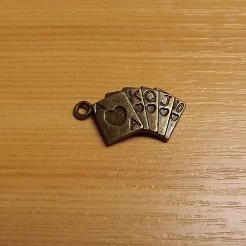 Karty - bronz - 12mm x 24mm - 1 kus — foto 1