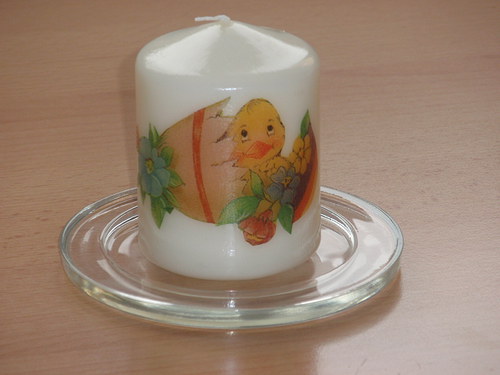 Skleněný talířek pod svíčky — foto 1
