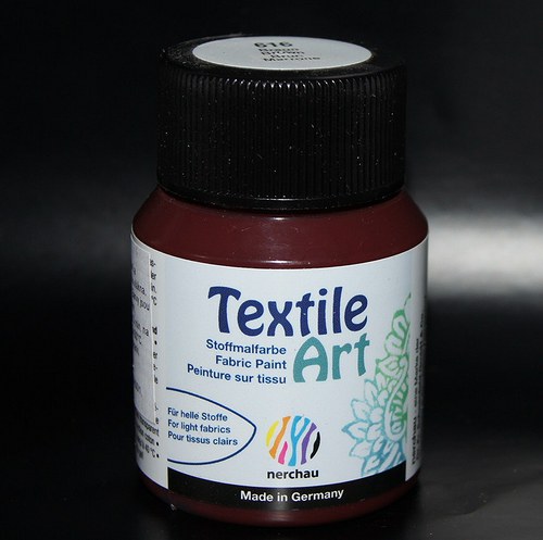 Barva na textil Nerachau 616 hnědá — foto 1