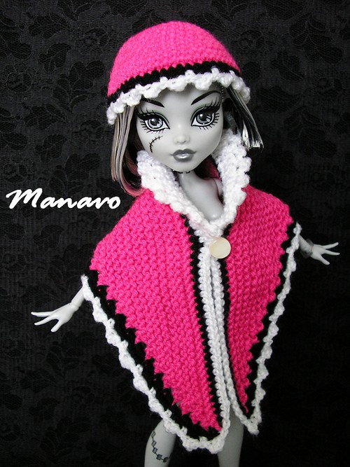 Růžový pléd s čepičkou pro High Monster — foto 1