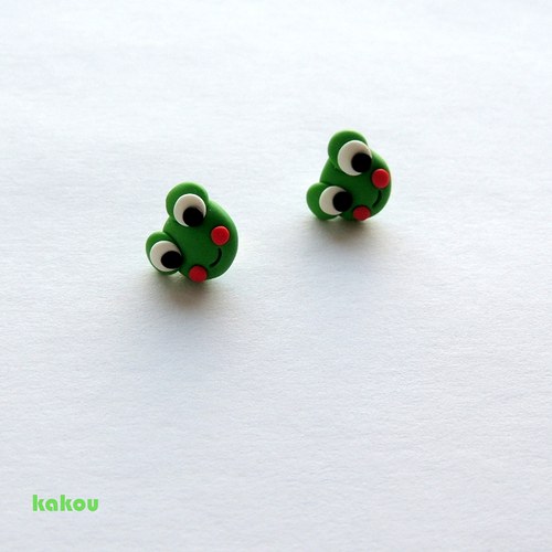 Náušnice - žabky — foto 1