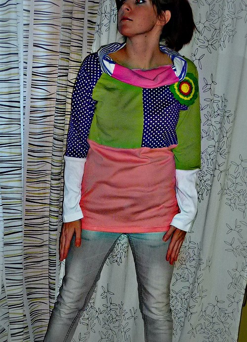 Tričko patchwork — foto 1