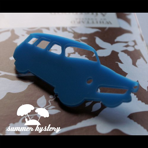 Modré auto — foto 1