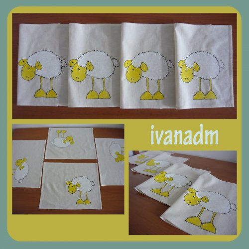 Ovečkové prostírání — foto 1