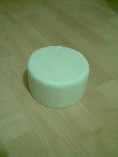 Korpus kulatý 15 x 8 cm - válec polystyren