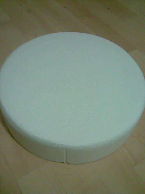 Korpus kulatý 32 / 8 cm - válec polystyren sedátko