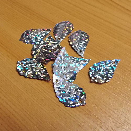 Flitry - listy - 13 x 25 mm - 5 g