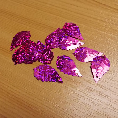 Flitry - listy - 13 x 25 mm - 5 g