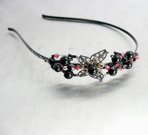 Čelenka :" night butterfly " — foto 1
