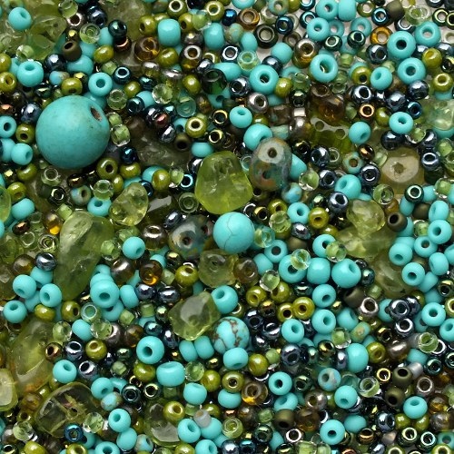 Freeform Mix - S - 60 Turquoise + Olivine — foto 1