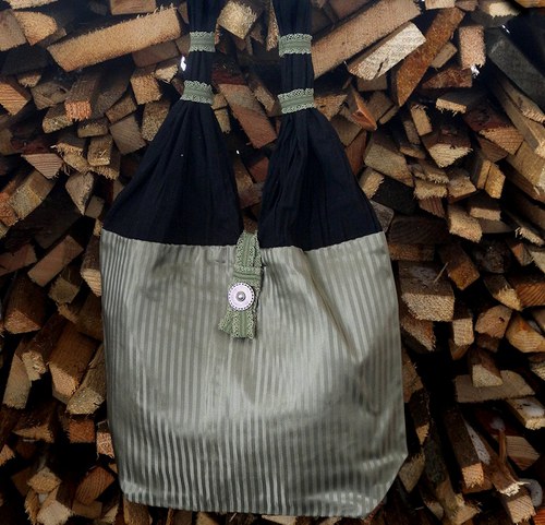 Šedozelená kabelka no.5 — foto 1