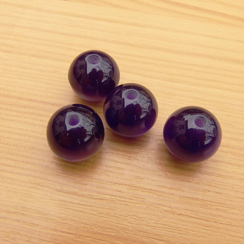 Korálky - resin - 14 mm - 5 kusů
