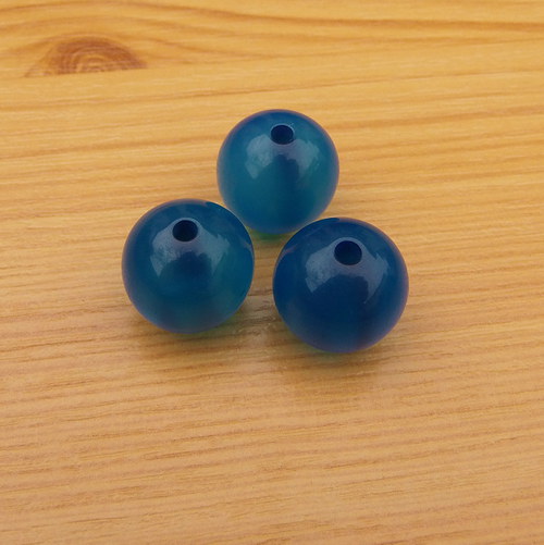Korálky - resin - 16 mm - 5 kusů