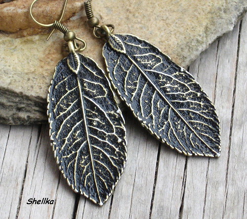 Náušnice ,,LEAFS,, — foto 1