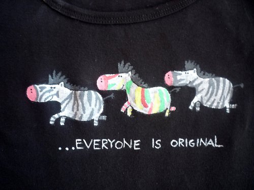 Tílko M- Zebry Everyone is original — foto 1