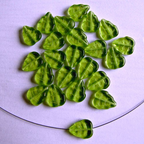 Lístečky zelené - 20 ks — foto 1