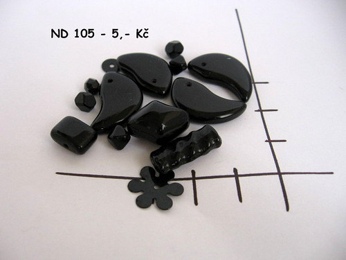 ND 105 - skleněné korálky — foto 1