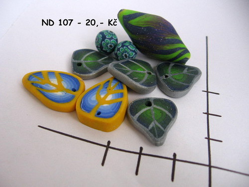 ND 107 - Fimo korálky — foto 1
