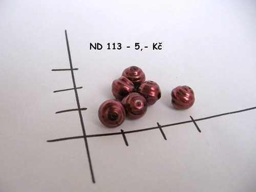 ND 113 - Skleněné korálky — foto 1