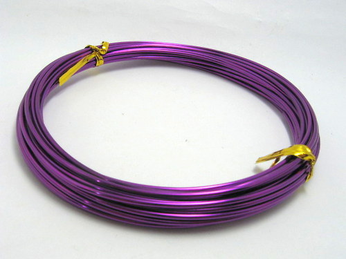 Drát hliníkový - purpurový — foto 1