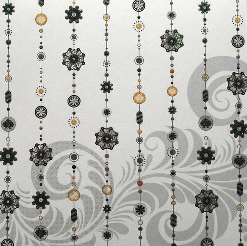 SB čtvrtka - Wedding s glittry / 15 x 15 cm — foto 1