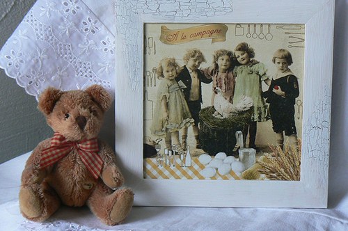 Vintage obrázek - kamarádky