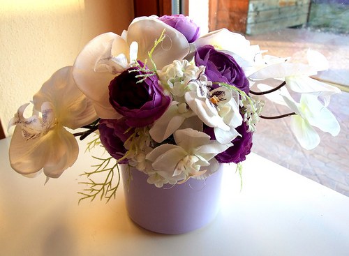 Elegantní dekorace s orchidejemi — foto 1