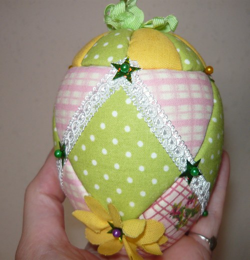 Velikonoční patchwork vajíčko — foto 1