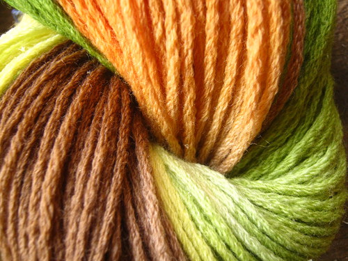 Merino bez superwash Listí šustí — foto 1