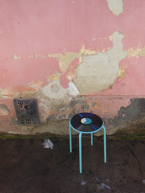 Stoleček / stoličky VINYLKA - MENTOLOVÁ — foto 1