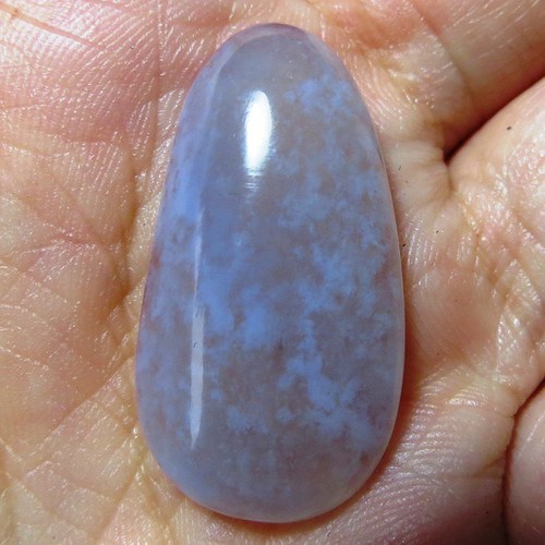 Modrý chalcedon ,kabošon č.2 — foto 1